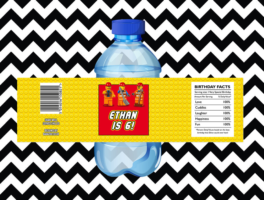 Lego juice/water labels (10)