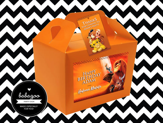 Lion King party box