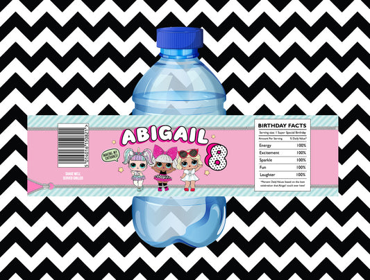 LOL dolls juice/water labels (10)