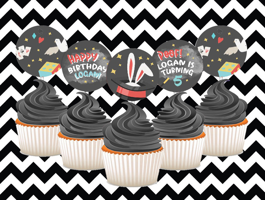 Magic cupcake toppers (10)
