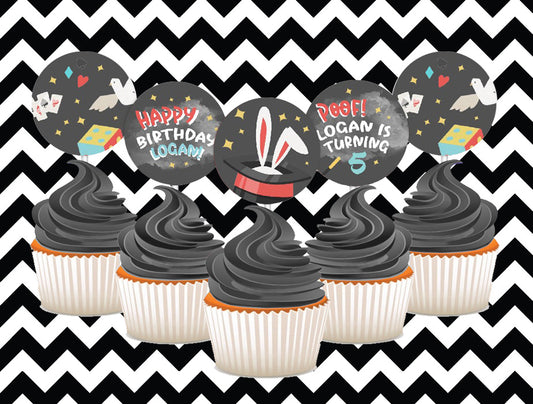 Magic cupcake toppers (10)