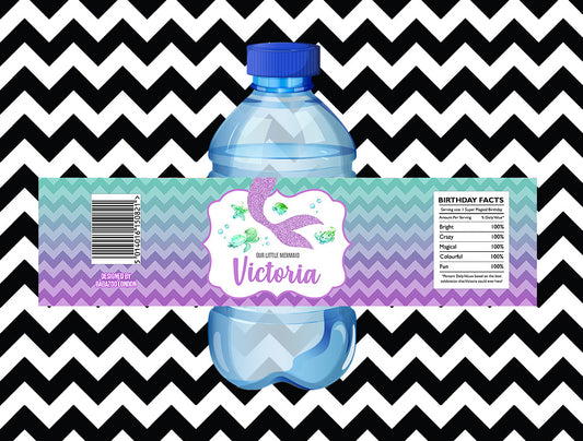 Mermaid juice/water labels (10)