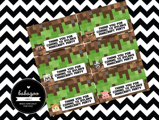 Minecraft sweet labels (10)