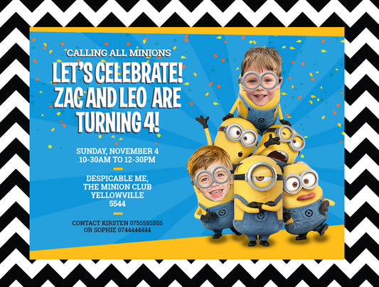 Minion Invitation