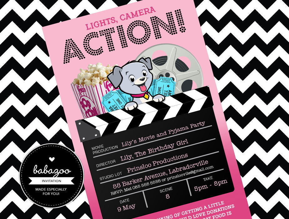 Movie Night Invitation