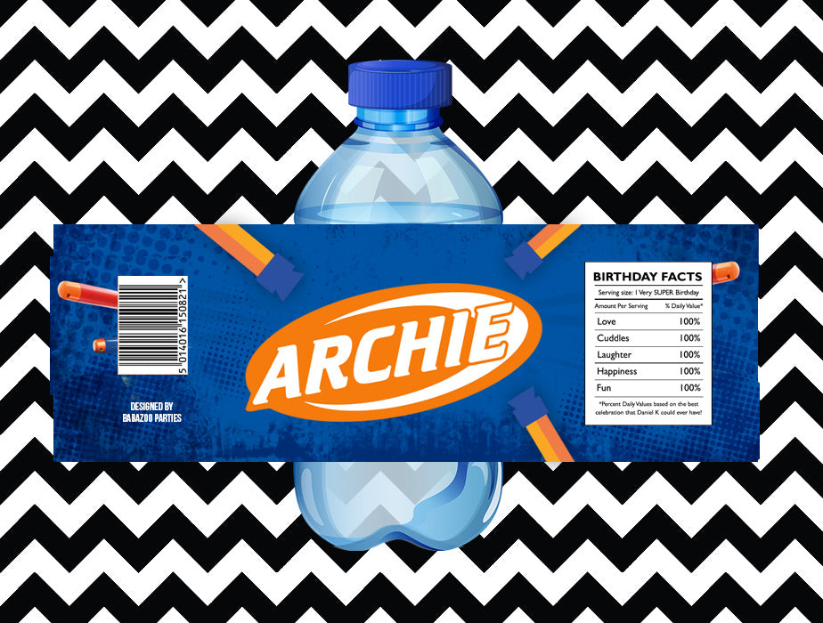 Nerf juice/water labels (10)