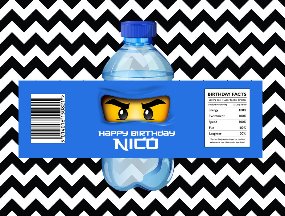 Ninjago juice/water labels (10)