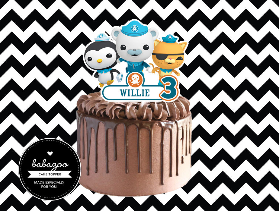 Octonauts cake topper