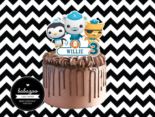 Octonauts cake topper
