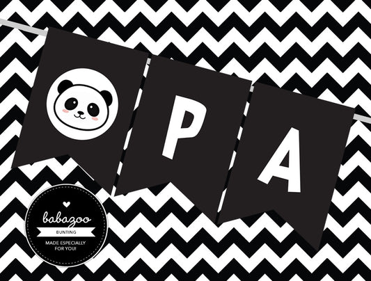 Panda bunting