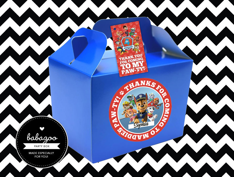 Paw patrol party box (Style 2)