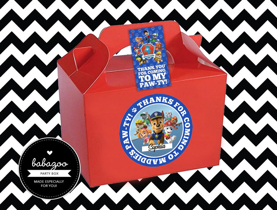 Paw patrol party box (Style 2)