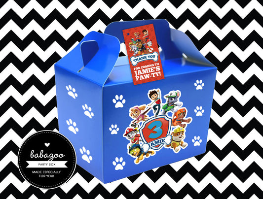 Paw patrol party box (Style 1)