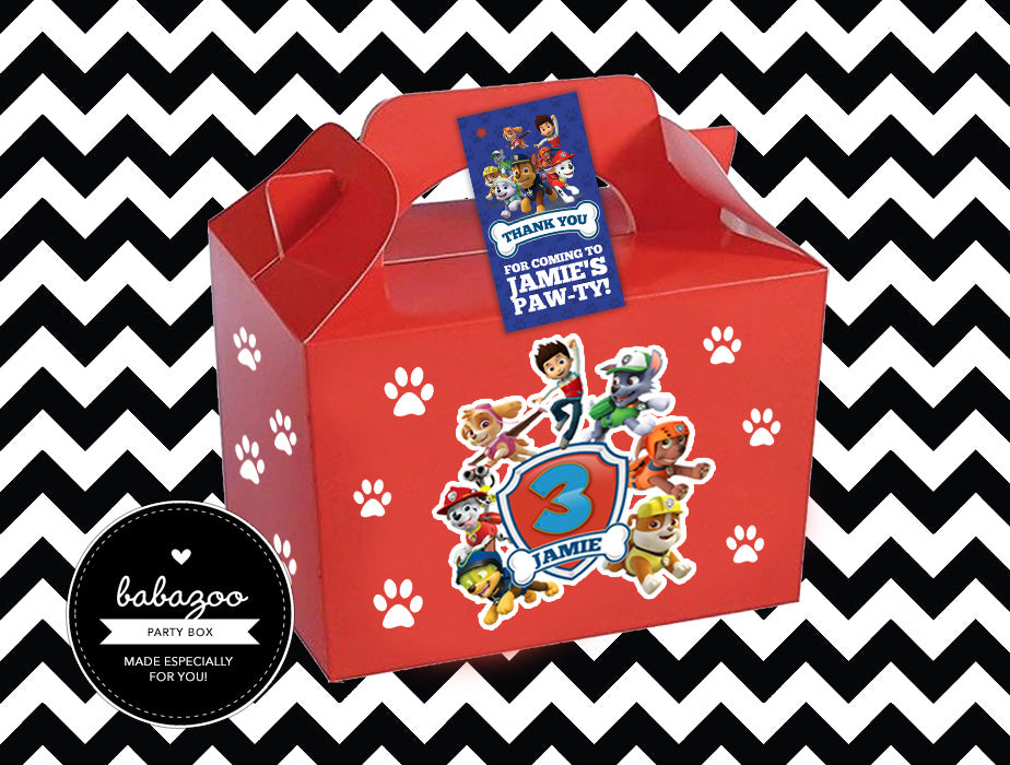 Paw patrol party box (Style 1)