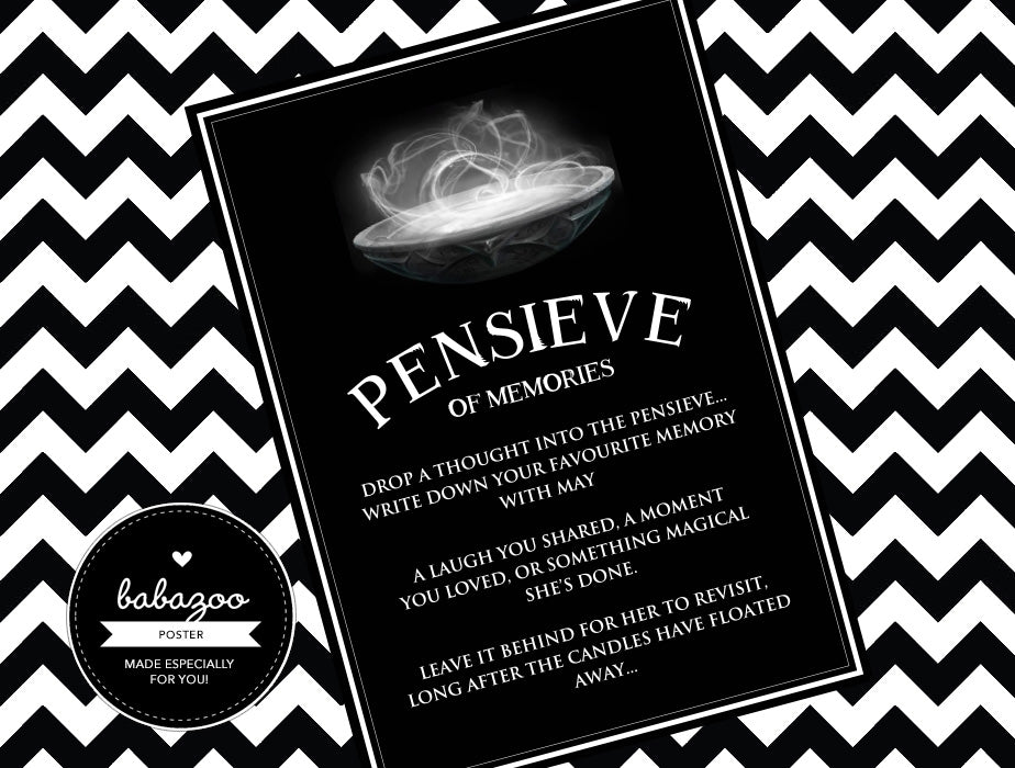 Pensieve of memories poster