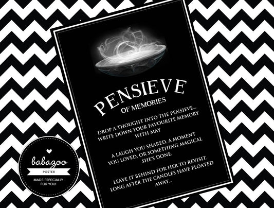Pensieve of memories poster