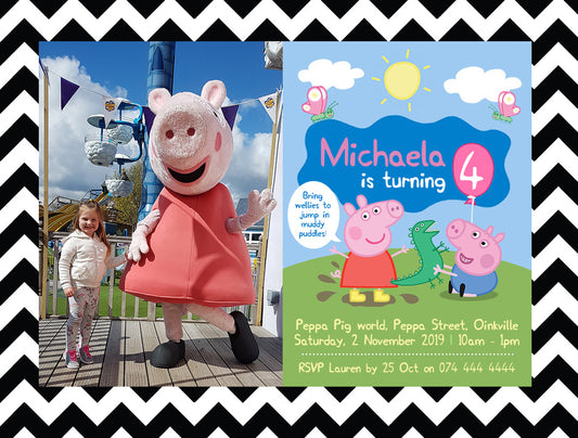 Peppa Pig Invitation (Style 2)