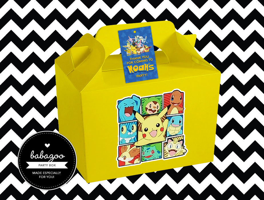 Pokemon (yellow) party box