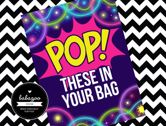 Disco pop poster