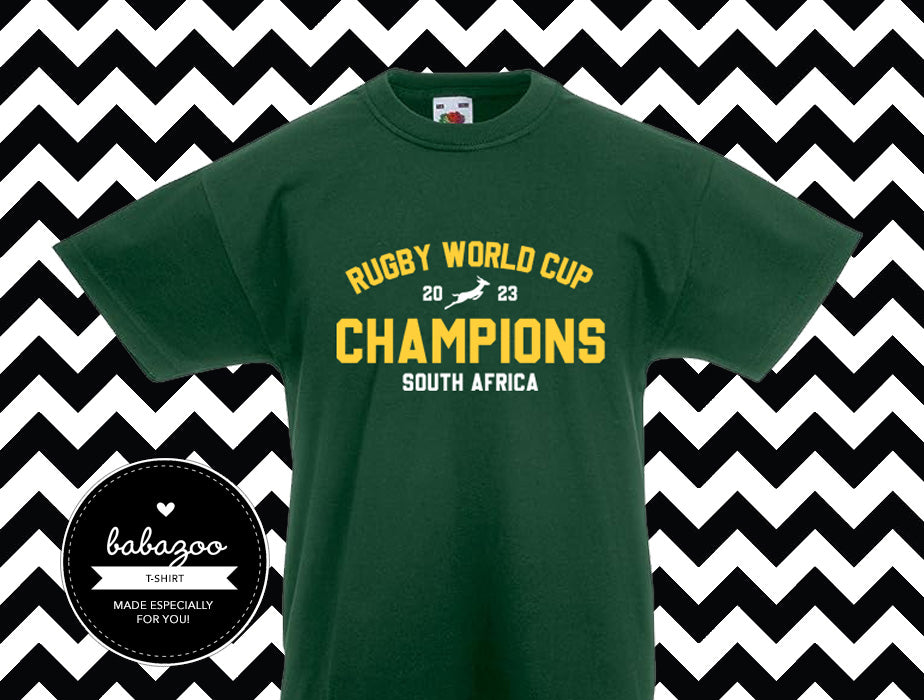 SA Rugby World Cup Champions t-shirt, long sleeve or hoodie