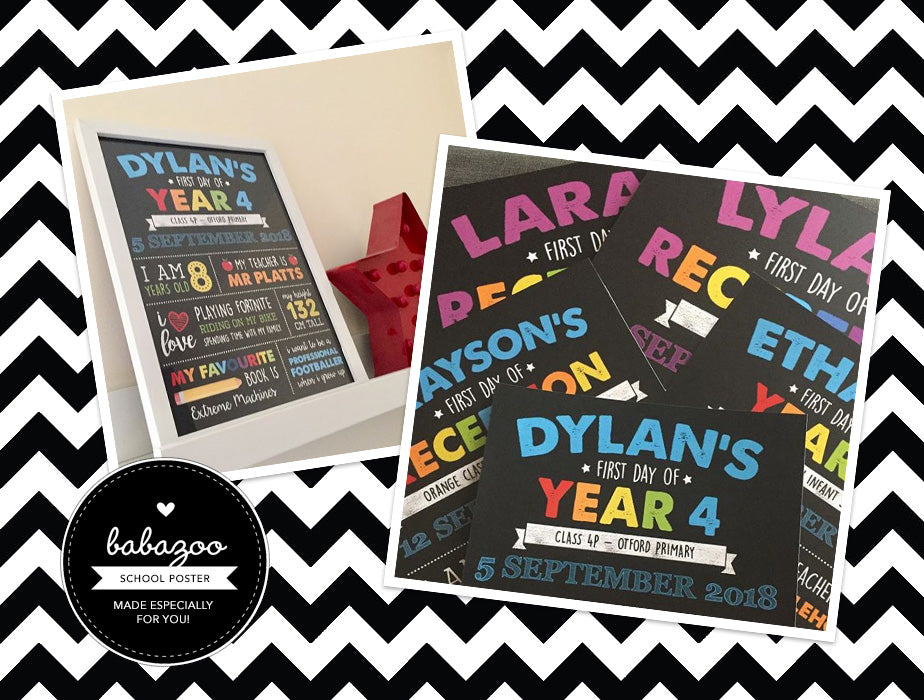 Back to school poster