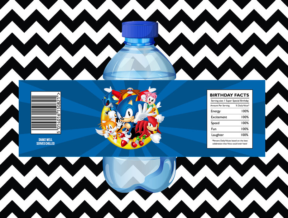 Sonic juice/water labels (10)