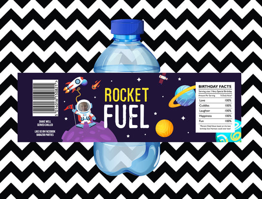 Space juice/water labels (10)