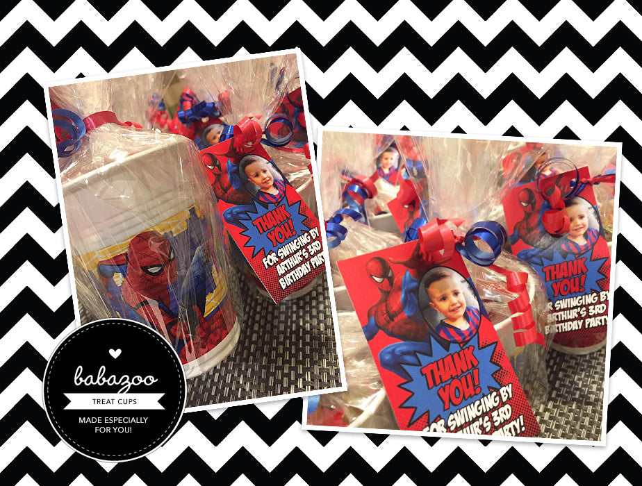 Spiderman treat cups