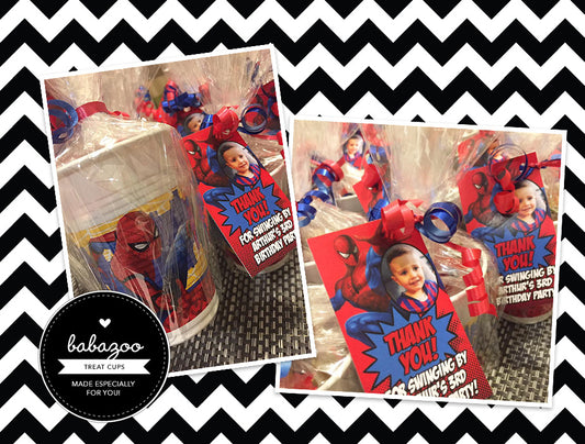 Spiderman treat cups