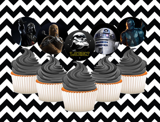 Star wars cupcake toppers (10)