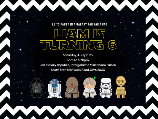 Star Wars Invitation