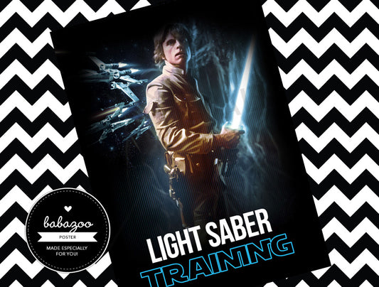 Light Saber Training poster