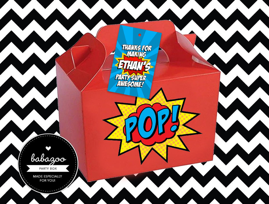 Superhero party box