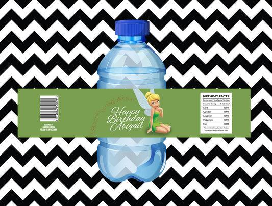 Tinkerbell juice/water labels (10)