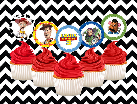 Toy Story cupcake toppers (10)