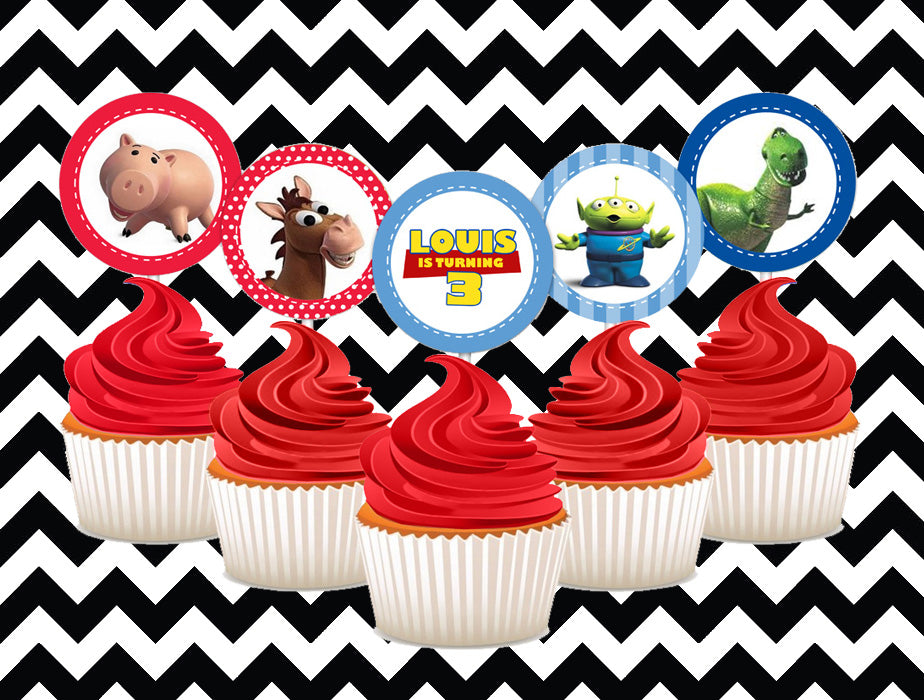 Toy Story cupcake toppers (10)