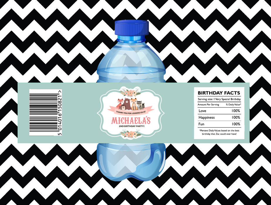 Woodlands juice/water labels (10)