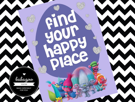 Trolls happy place poster