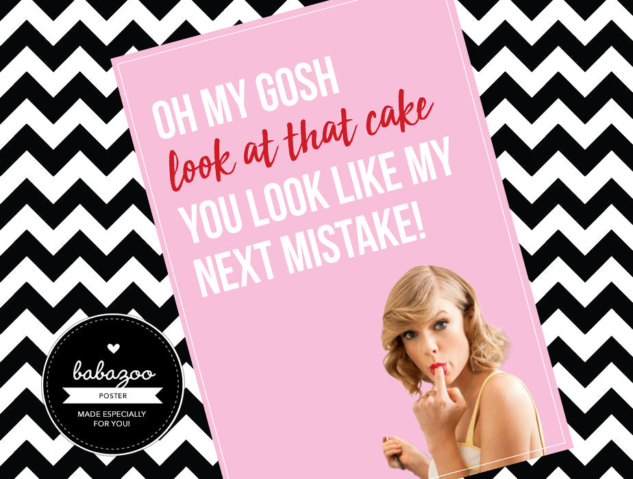 Taylor Swift (cake) poster